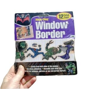 Halloween Magic Cling Window Border
